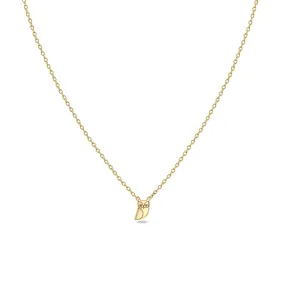 14k Itty Bitty Owl Necklace