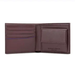 2.5 Billfold Coin Pocket Men's Wallet | Chestnut - Blue