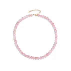 Alisa Pink Opal Stone Neckalce