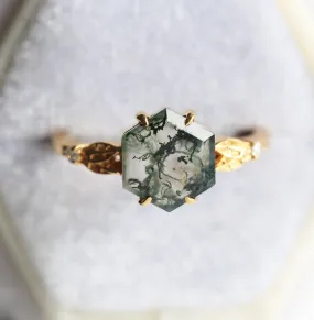 Alyssa Moss Agate Ring