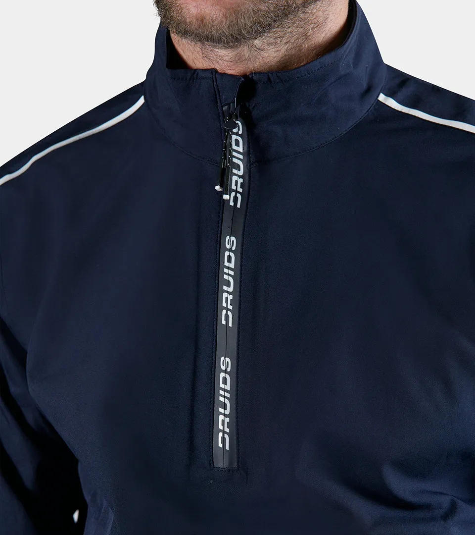 AQUA SHIELD 1/4 ZIP RAIN JACKET - NAVY