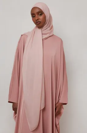 Bamboo Woven Hijab - Sepia Rose