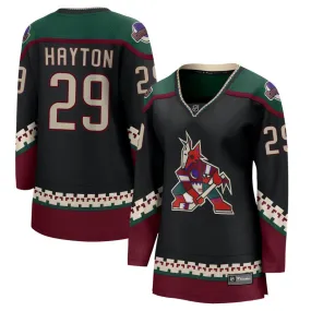 Barrett Hayton Arizona Coyotes Fanatics Branded Women's 2021/22 Home Breakaway Jersey - Black