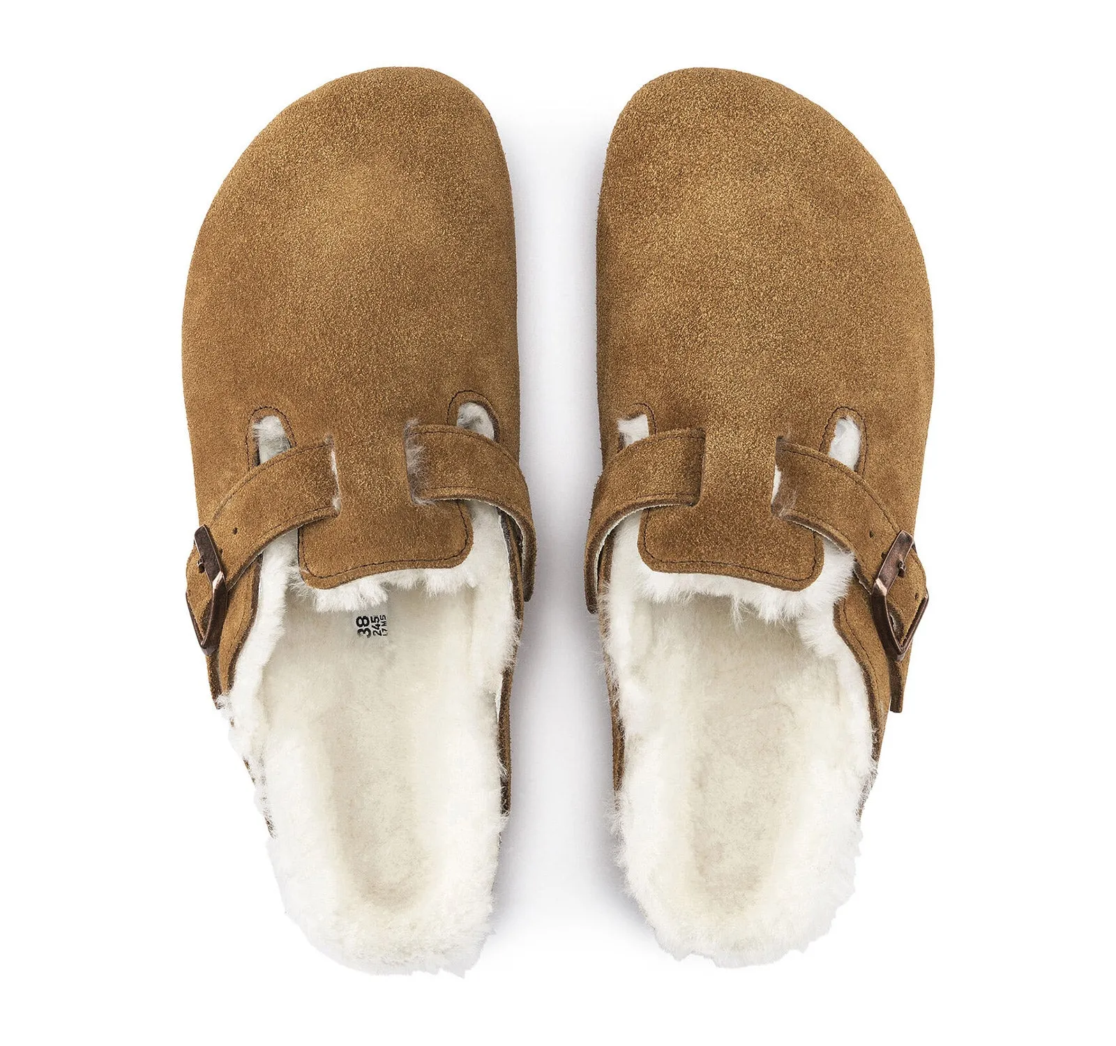 Birkenstock Boston Suede Shearling Clog