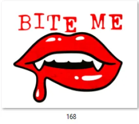 Bite Me DTF Transfer - 168