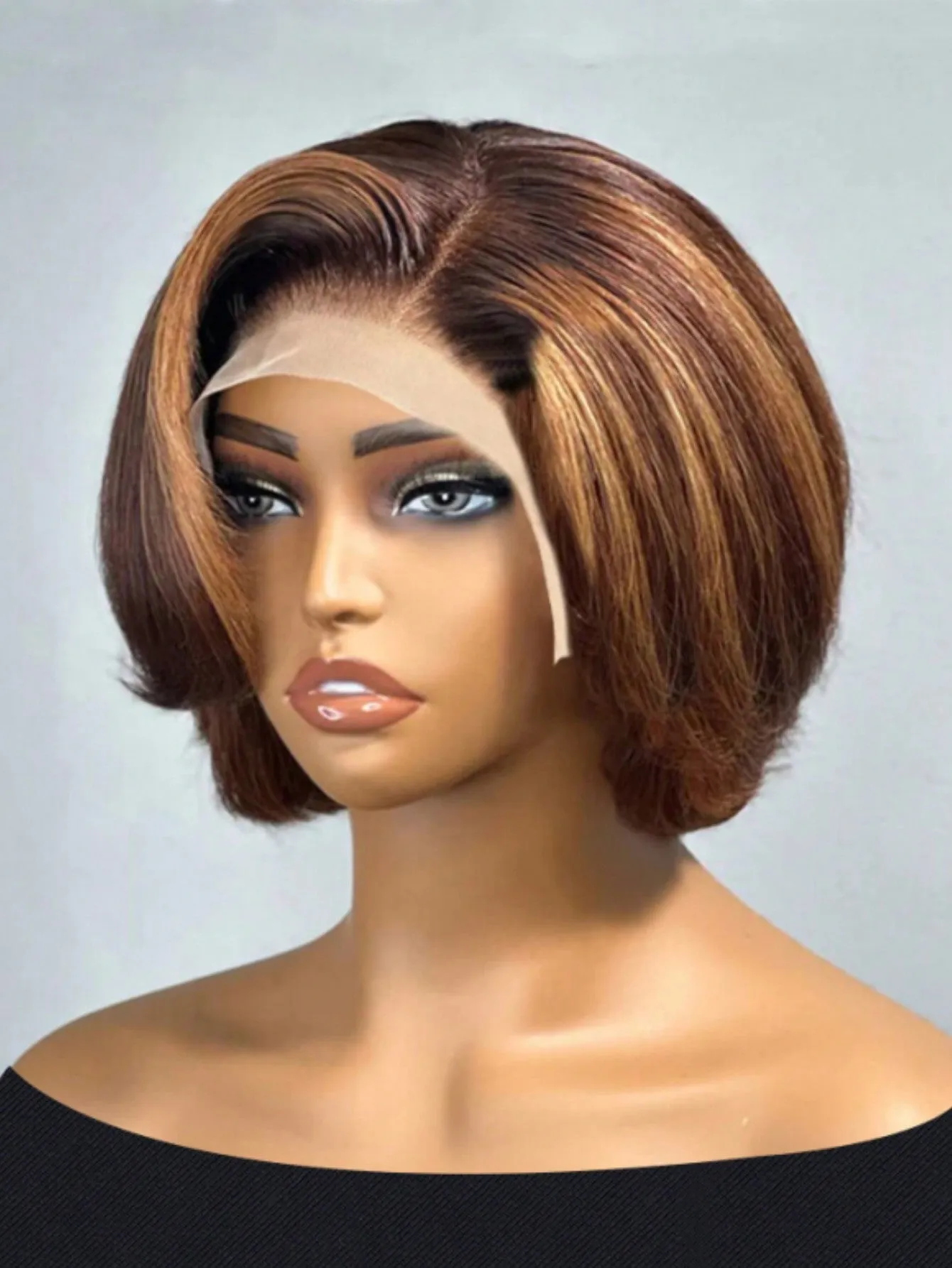 Bob 13 X 4 Lace Front 8 Inch Human Hair Wig