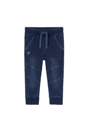 Boboli Denim sweatpants for boys 390013 blue