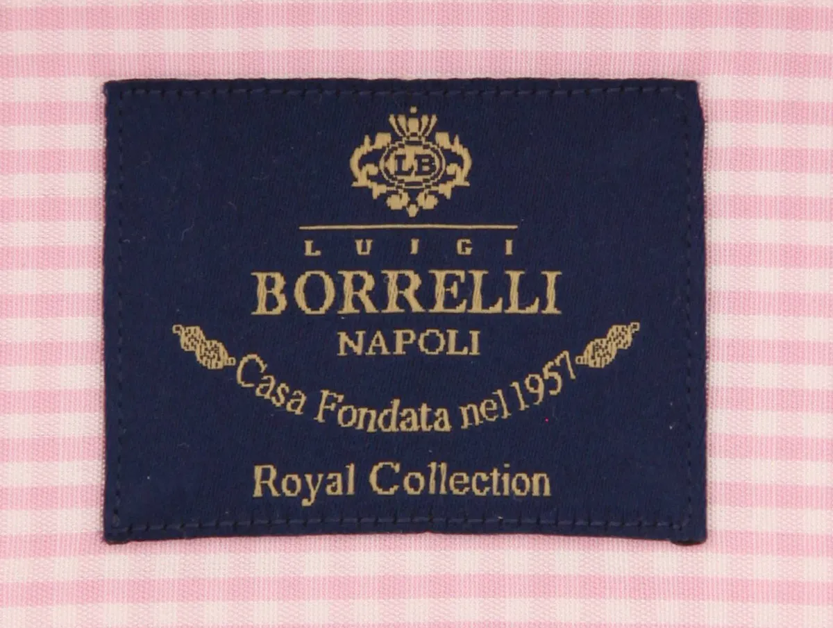 Borrelli Pink Shirt - Extra Slim