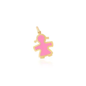 Bubblegum Pink Girl Charm