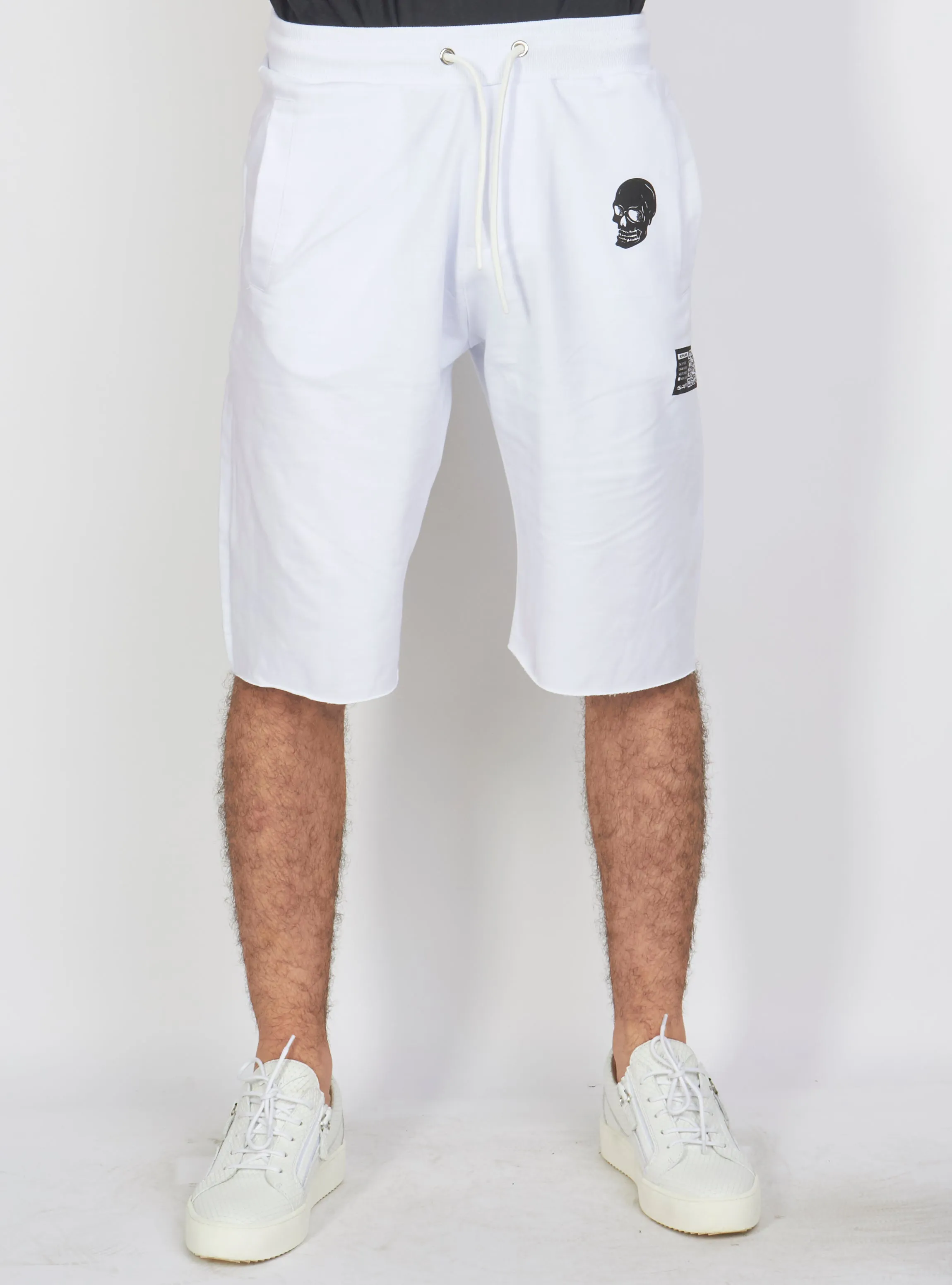 Buyer's Choice Shorts - Skull - White - 9064