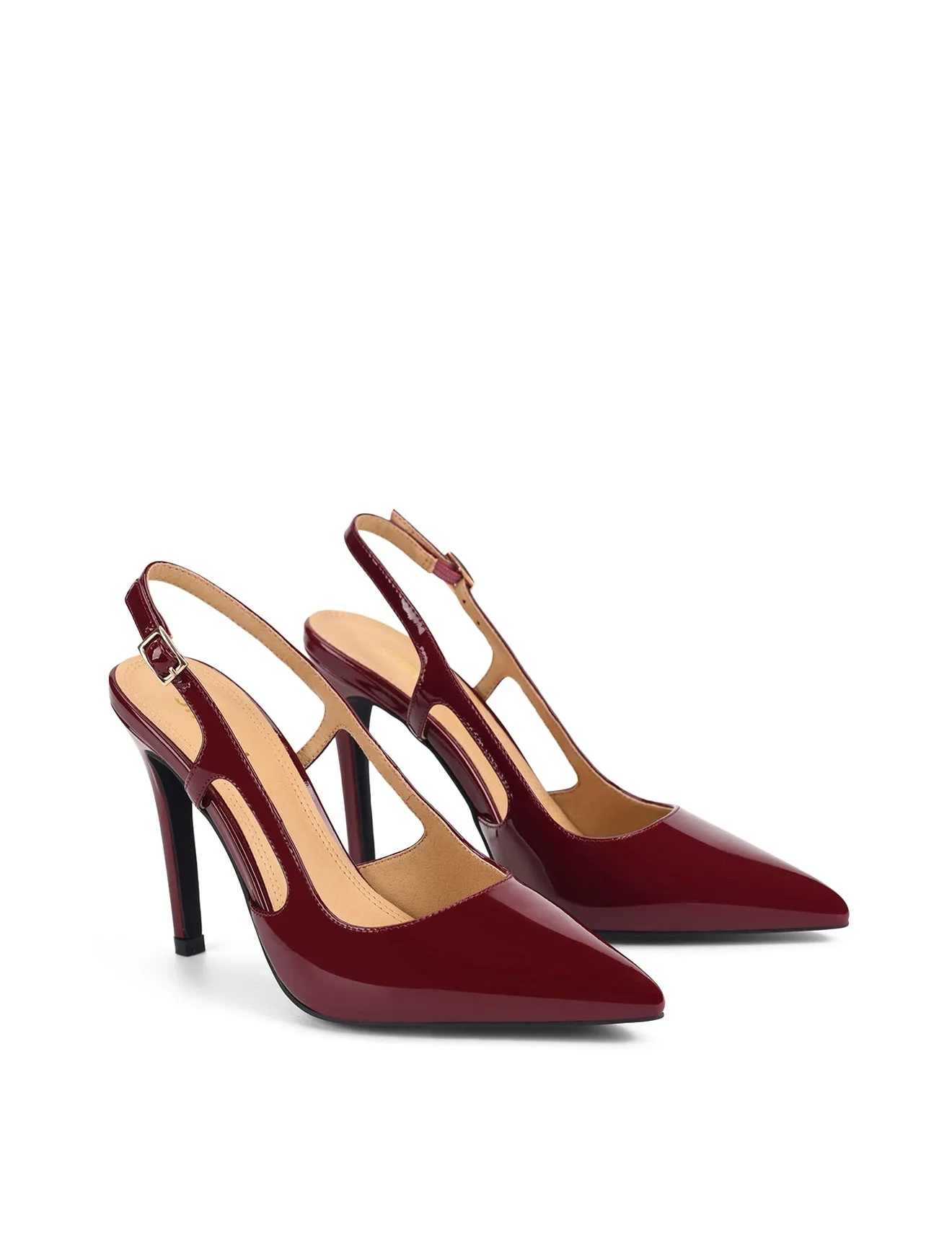 Cipriani Stiletto Pump - Wine Patent Leather