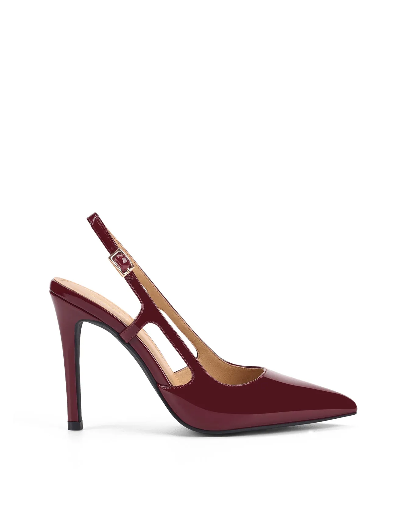 Cipriani Stiletto Pump - Wine Patent Leather