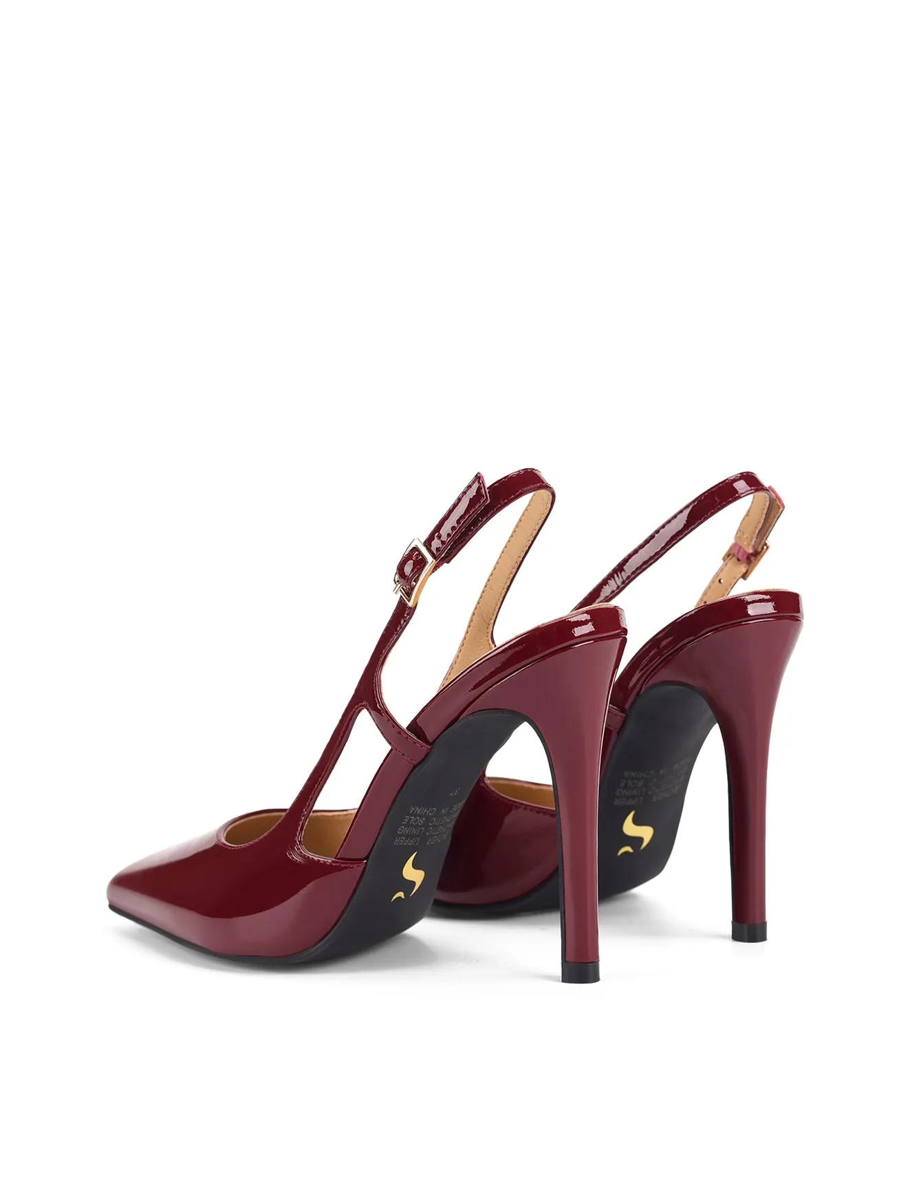 Cipriani Stiletto Pump - Wine Patent Leather