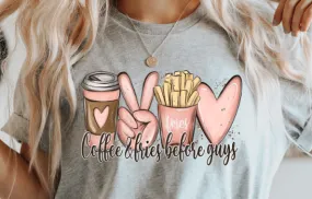 Coffee & Fries are better than guys DTF Transfer - 786