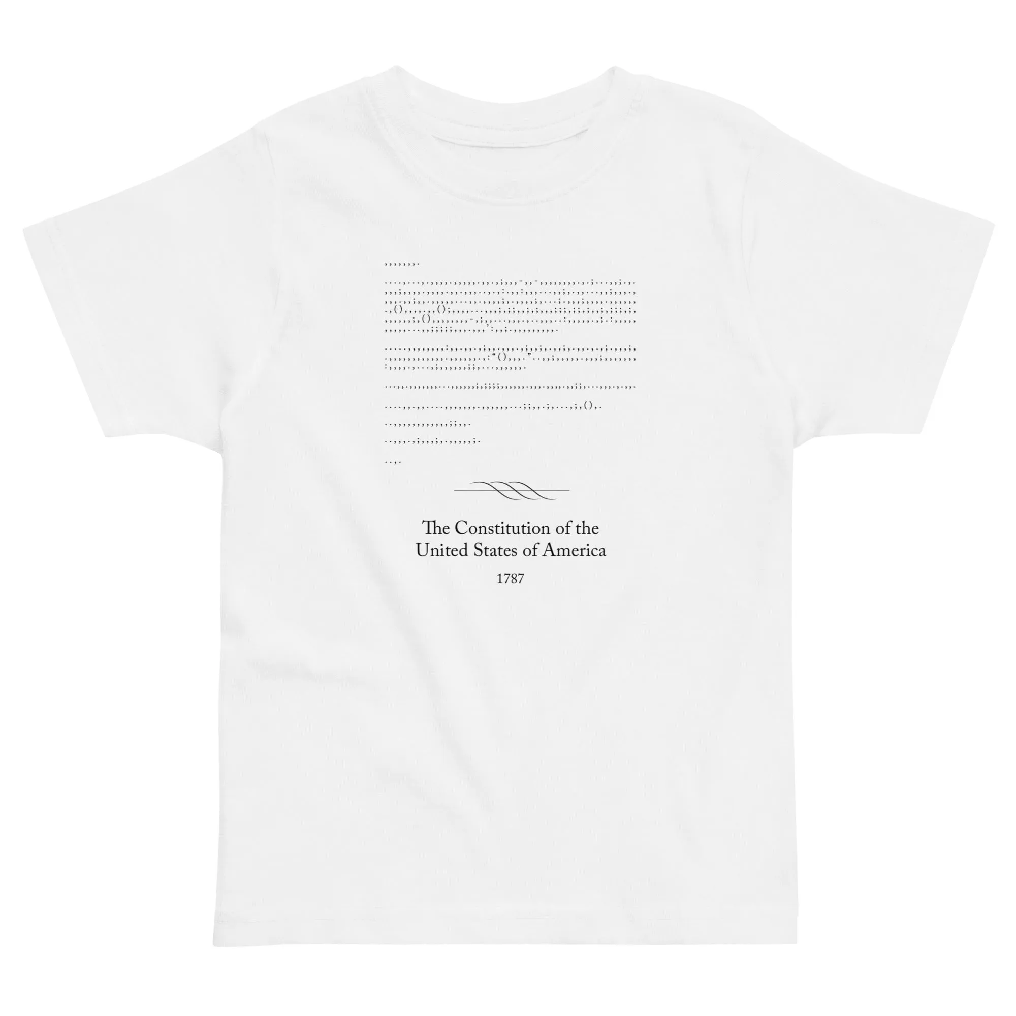 Constitution - Toddler jersey t-shirt