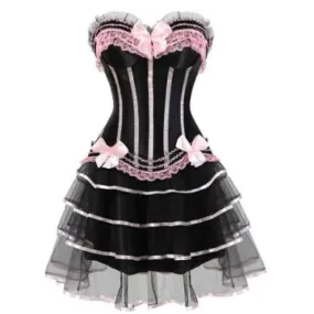 Corset Dress Drag Martina (Pink)