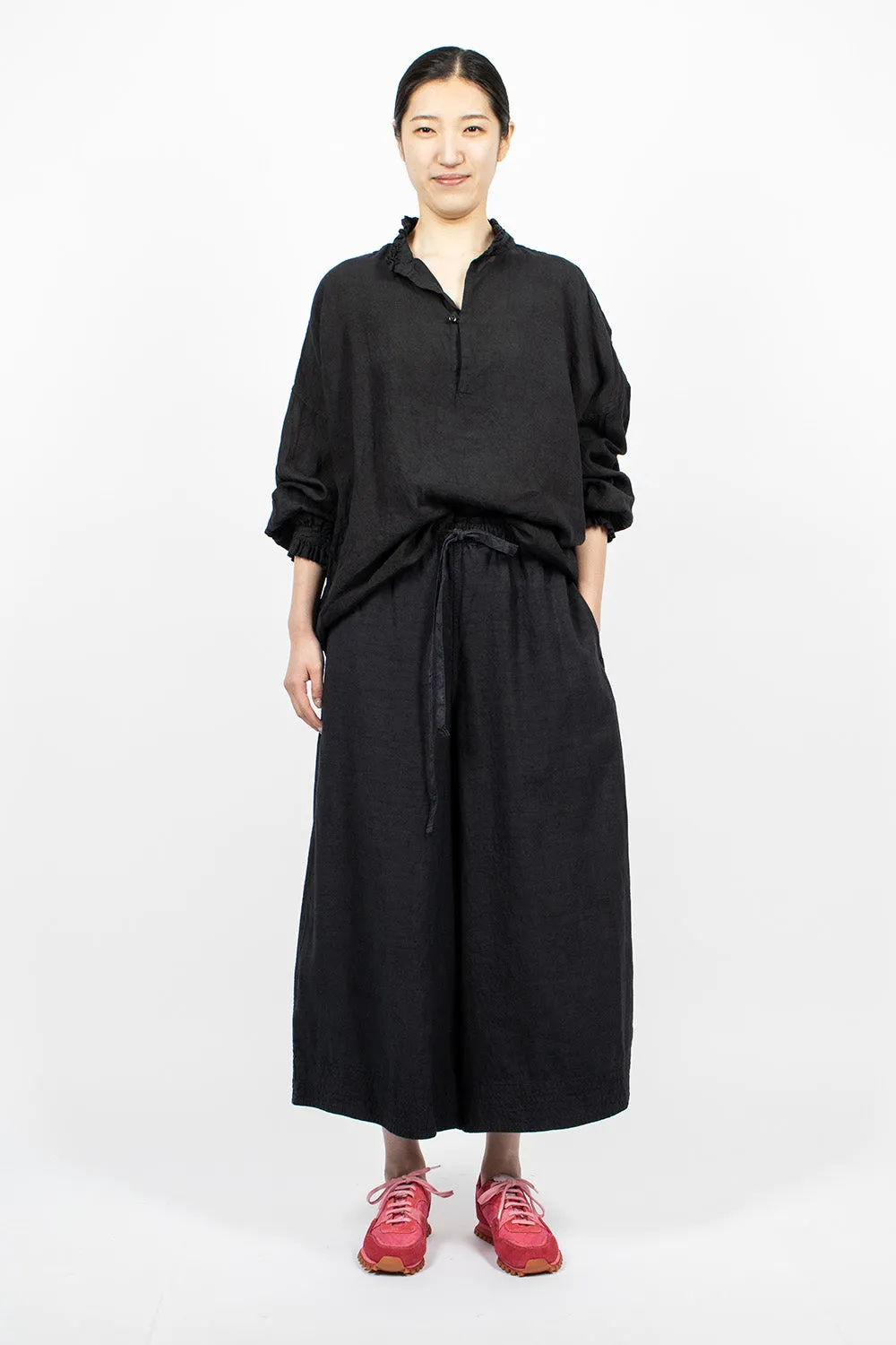 Coulisse Pant Dark Navy Linen