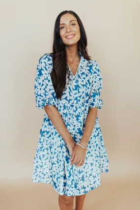 Daisy Poplin In Blue