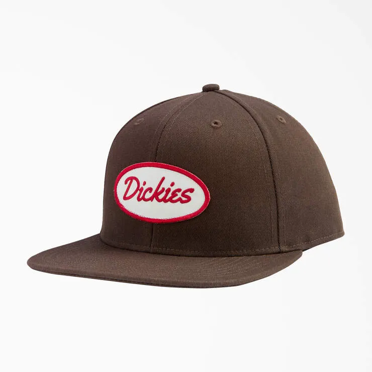 DICKIES Twill Flat Bill Cap - Brown