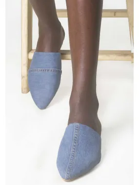 Dokh Mules - Denim Blue