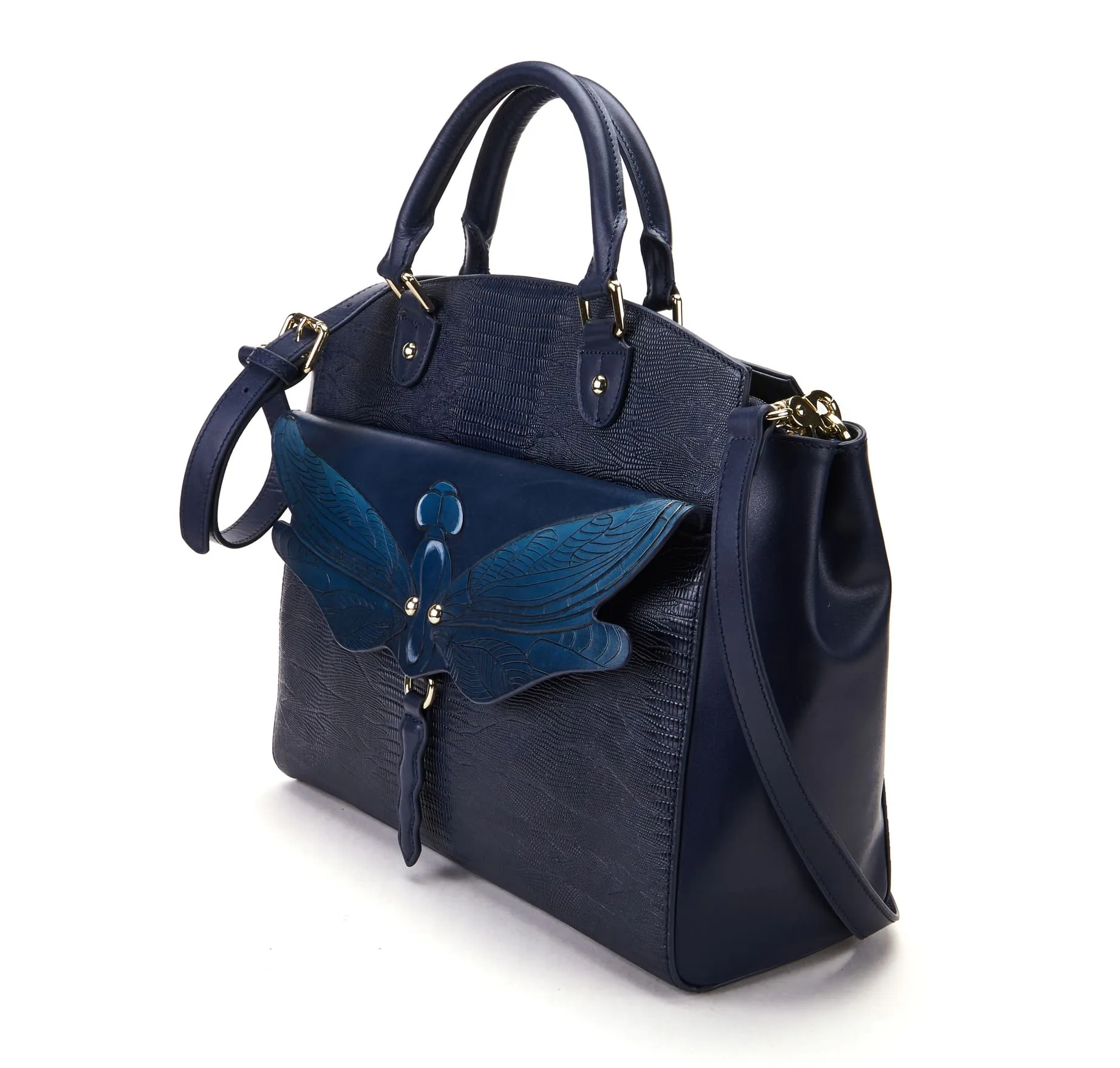 Dragonfly Blue Shoulder Bag