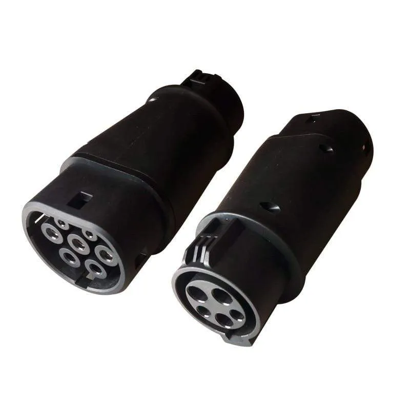 Electric Vehicle Charging Adapter 16A 32A Sae j1772 connector EVSE car charger Type 1 to Type2 EV adapter