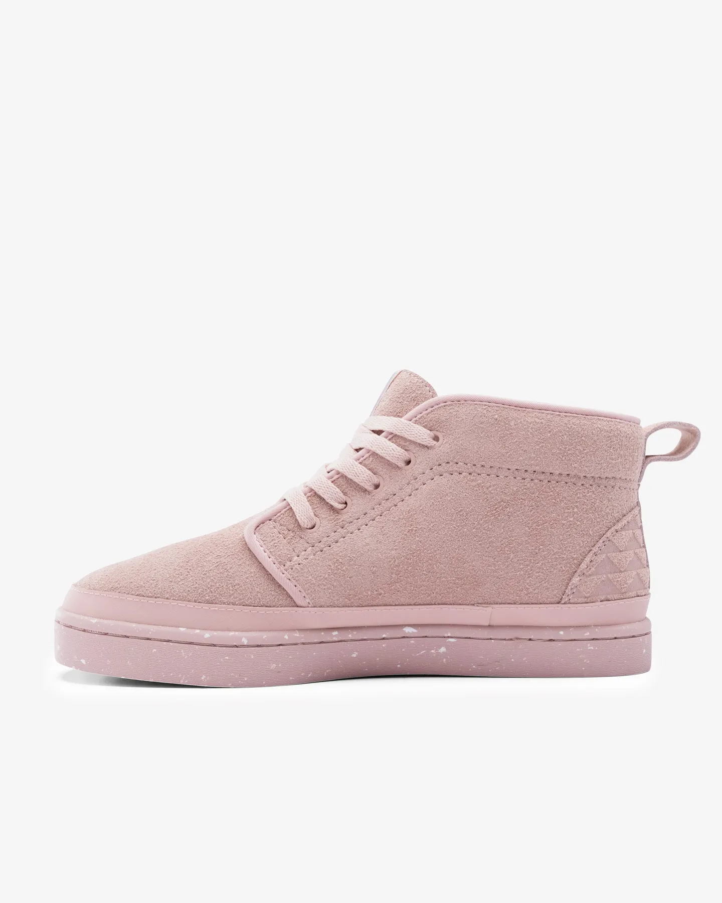 Faux Fur Chukka • Dirty Pink