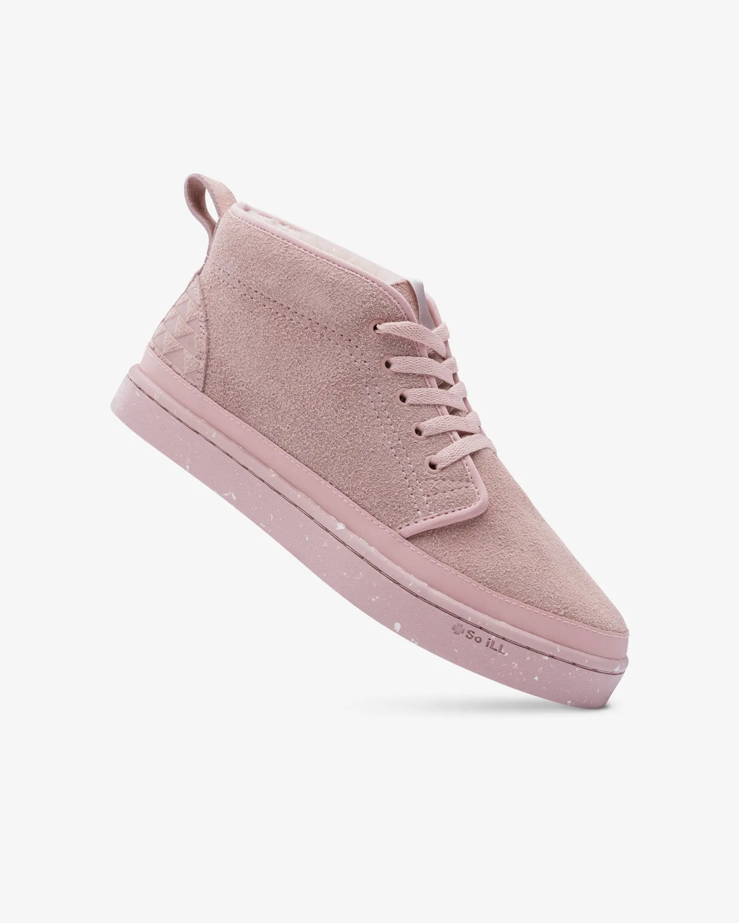 Faux Fur Chukka • Dirty Pink