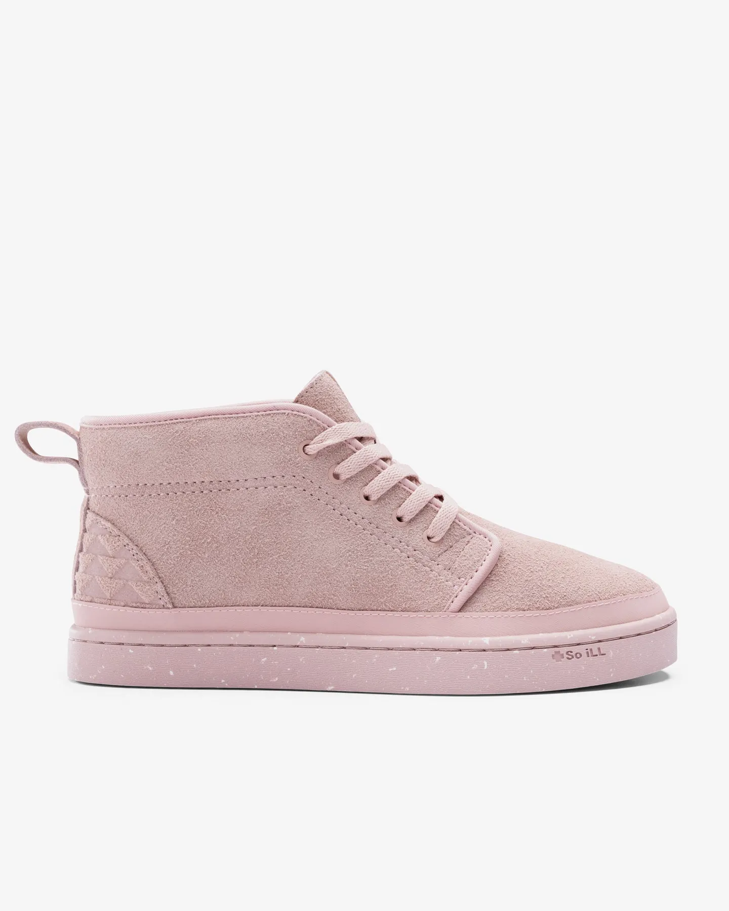 Faux Fur Chukka • Dirty Pink