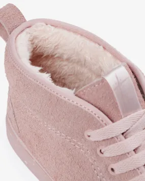 Faux Fur Chukka • Dirty Pink