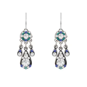 Firefly Mosaics Ice Sparkle Two Tier Drop Earrings