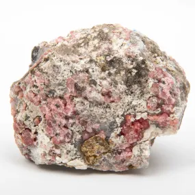 Garnet - Pink, Rough w/ Vesuvianite