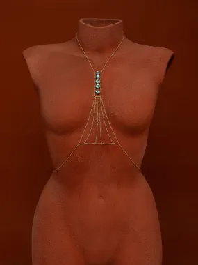 Heart Chakra Abalone Body Chain