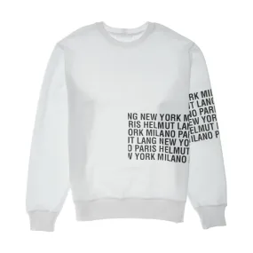 HELMUT LANG BOX LOGO SWEATSHIRT