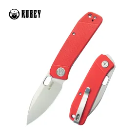 Hyde Liner Lock Folding Knife Red G10 Handle 2.95 Bead Blasted 14C28N KU2104G