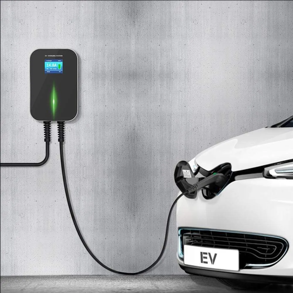 IEVISON 16A 1Phase 3.6KW EV Charger EVSE Wallbox Electric Vehicle Charging Station with Type 2 Plug IEC 62196-2 with 6.1M Cable