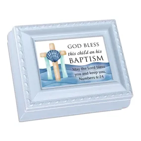 Keepsake Box God Bless Child Baptism