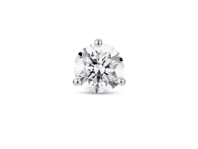 Lab-Grown Diamond 1ct. Round Brilliant Solitaire 14k Gold Stud | White