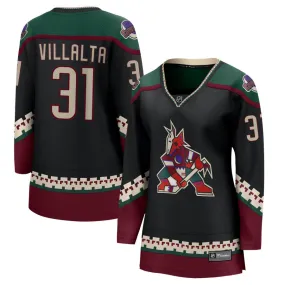 Matt Villalta Arizona Coyotes Fanatics Branded Women's 2021/22 Home Breakaway Jersey - Black