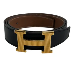 Men's H Belt Black Size Waist 30