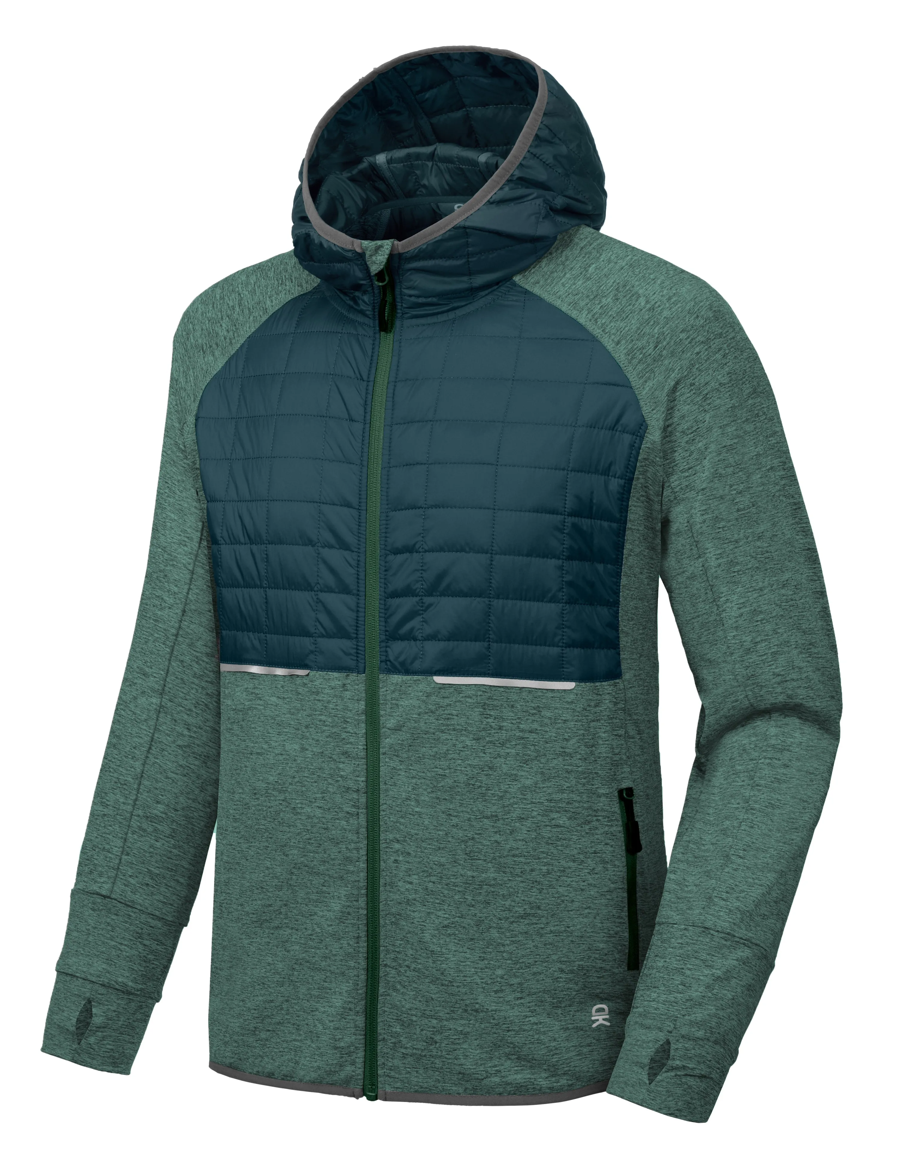 Men's Insulated Running Thermal Hybrid Jacket