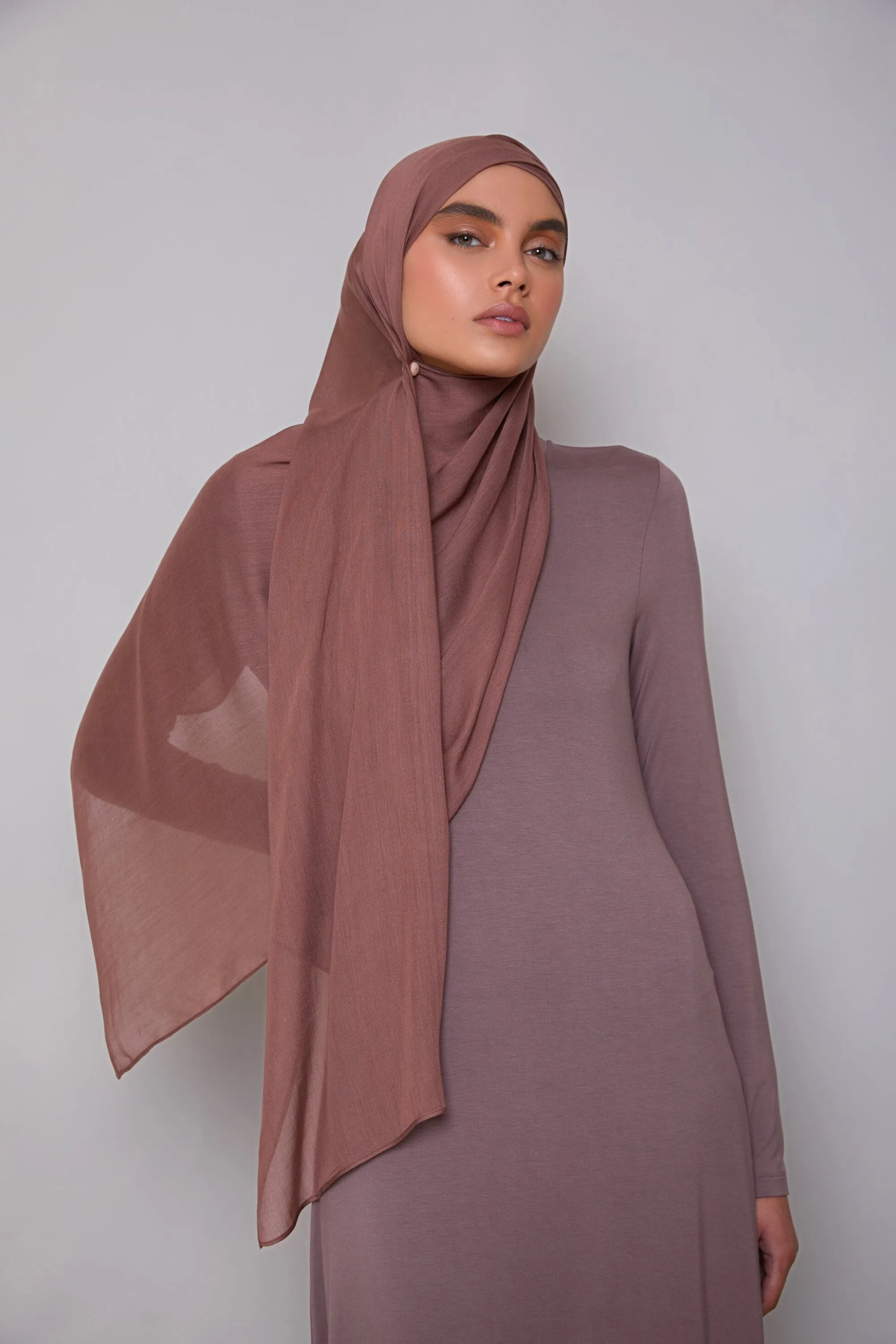 Modal Hijab - Pecan