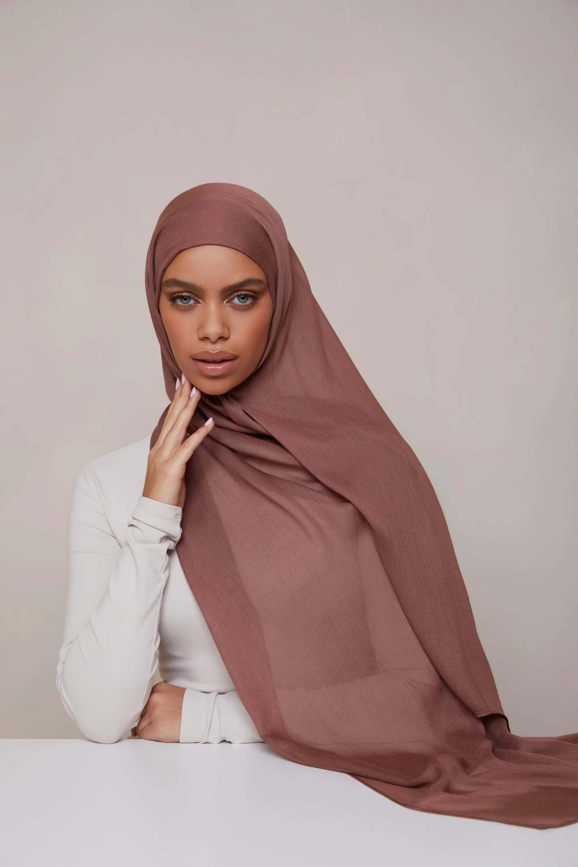 Modal Hijab - Pecan