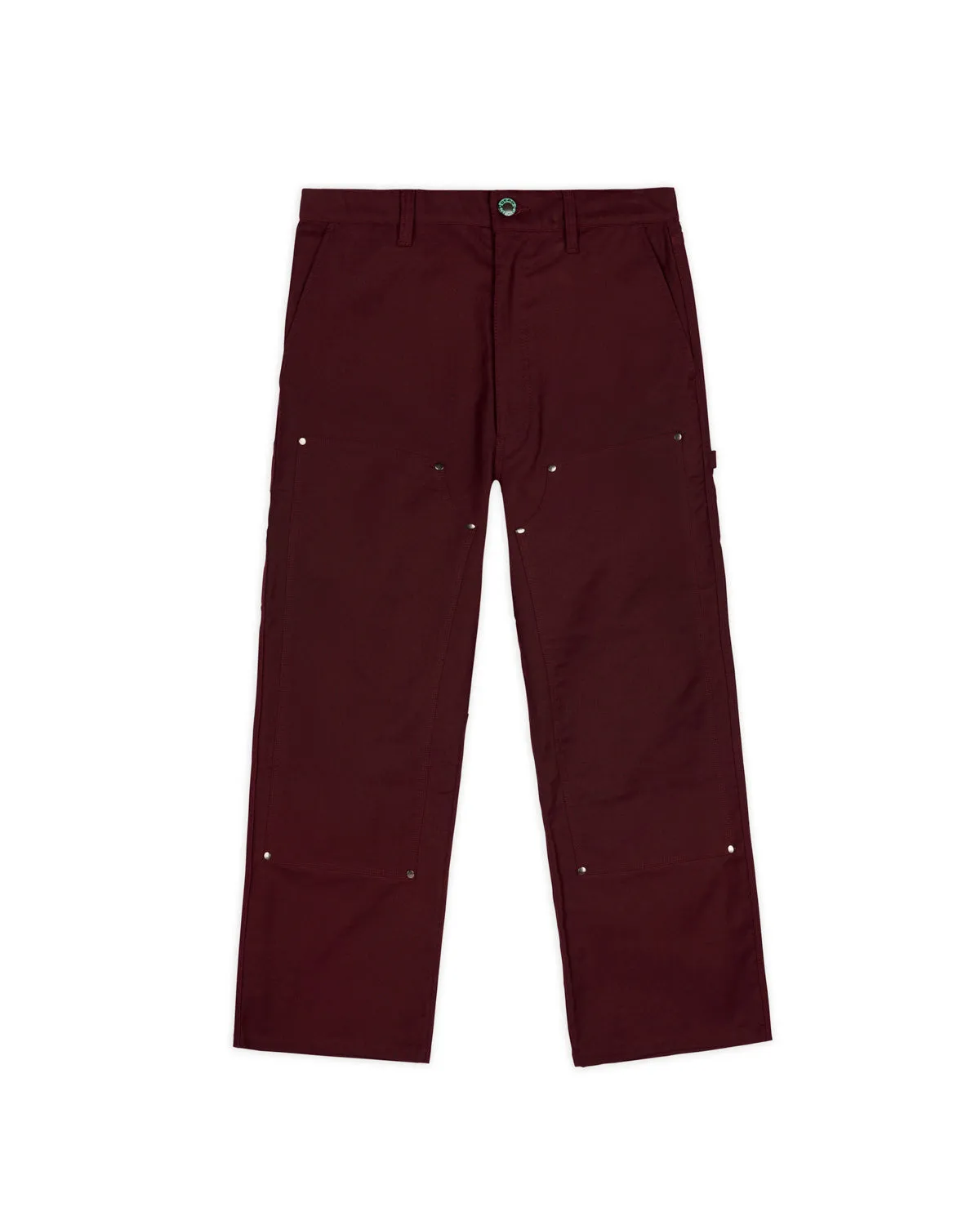 Moleskin Double Knee Utility Pant - Burgundy