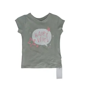 Mothercare 'Happy Vibes' Green T-Shirt (1.5 - 2 Years) | Brand New |