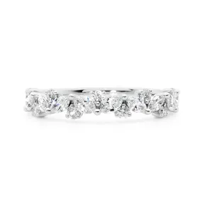 Offset Marquise Diamond Ring