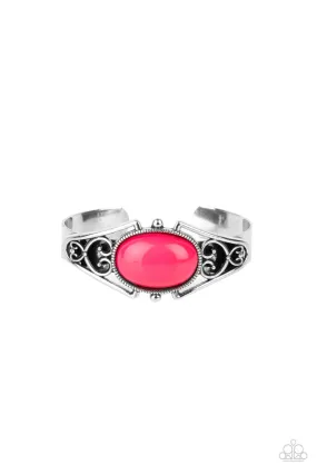 Paparazzi Springtime Trendsetter - Pink Cuff Bracelet