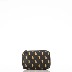 Pineapple Royale Mini Pouch / Gold & Black