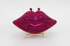 Pink Sapphire Lips Evening Bag