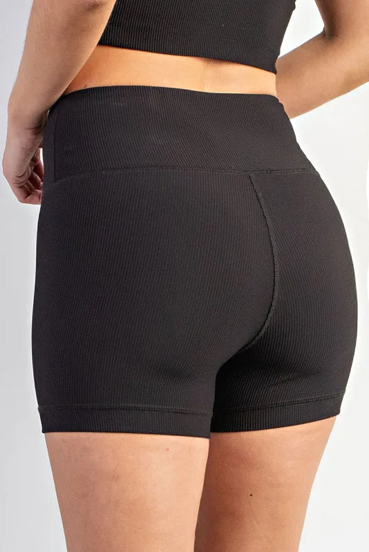 Rae Mode Ribbed Biker Shorts PREORDER - 6 Colors